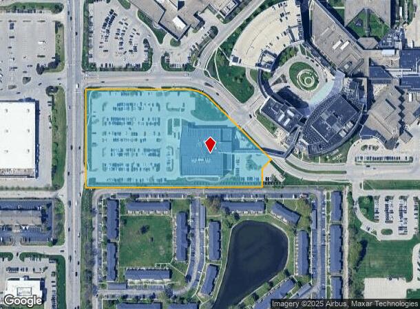  7979 N Shadeland Ave, Indianapolis, IN Parcel Map