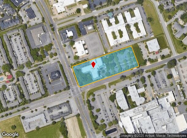  1100 First Colonial Rd, Virginia Beach, VA Parcel Map
