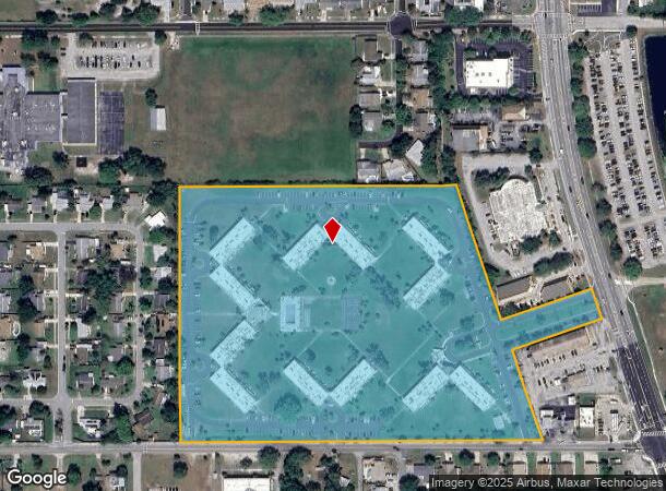  1155 N Courtenay Pky, Merritt Island, FL Parcel Map