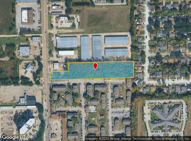 3702 Garth Rd, Baytown, TX Parcel Map