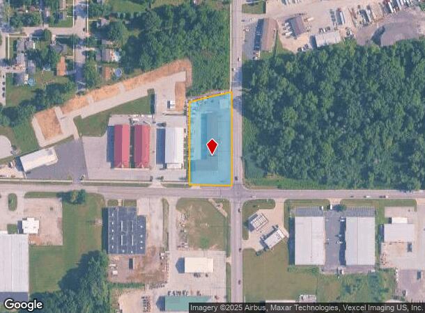  100 N Colfax St, Griffith, IN Parcel Map