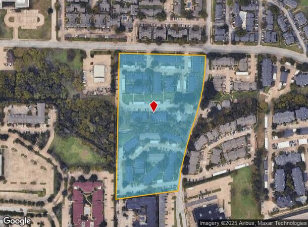  2001 L Don Dodson Dr, Bedford, TX Parcel Map