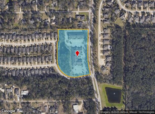  410 Carriage Hills Blvd, Conroe, TX Parcel Map