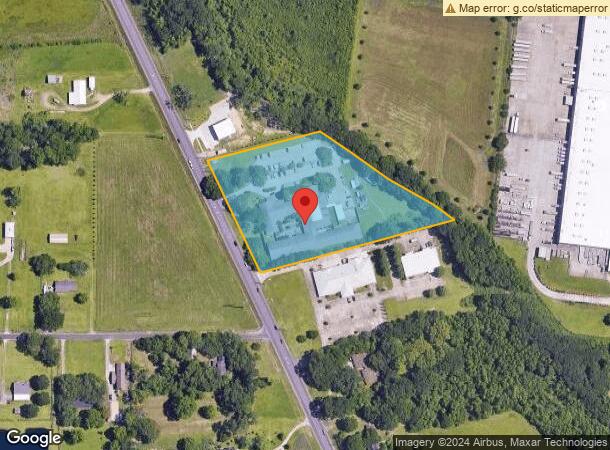  2520 N University Ave, Lafayette, LA Parcel Map