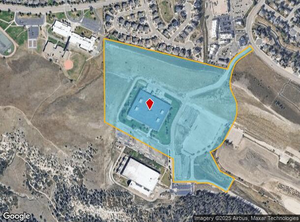  305 S Rockrimmon Blvd, Colorado Springs, CO Parcel Map