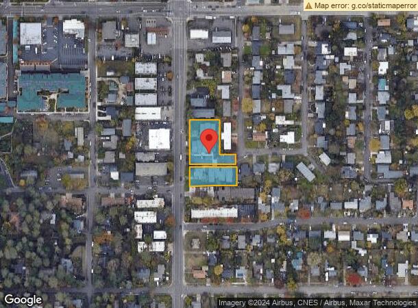  2984 Oak St, Eugene, OR Parcel Map