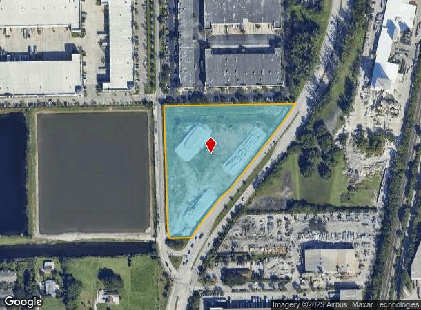 1698 N Andrews Ave, Pompano Beach, FL Parcel Map