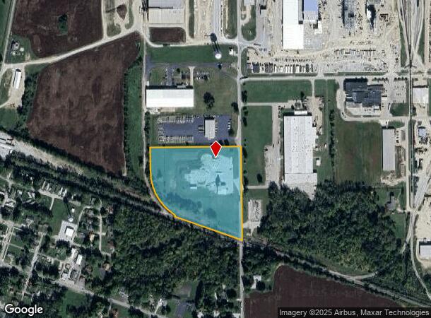  415 N Range Line Rd, Morristown, IN Parcel Map