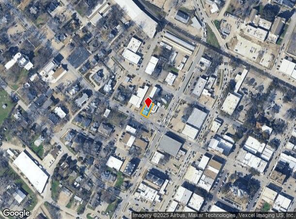  404 W Main St, Waxahachie, TX Parcel Map