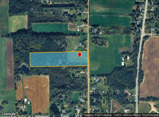 2900 N Riniel Rd, Lennon, MI Parcel Map