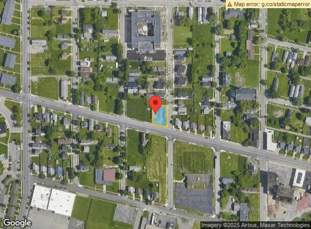  624 Clinton St, Buffalo, NY Parcel Map