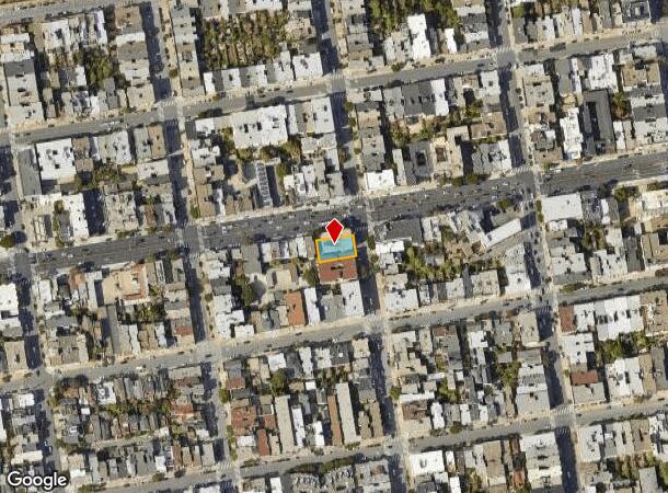  1611 Lombard St, San Francisco, CA Parcel Map