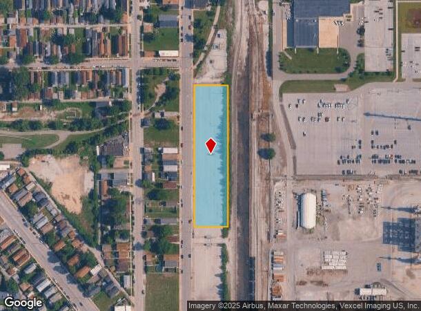  2207 Schrage Ave, Whiting, IN Parcel Map