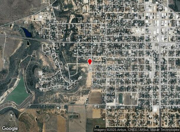 802 Columbus St, Coleman, TX Parcel Map