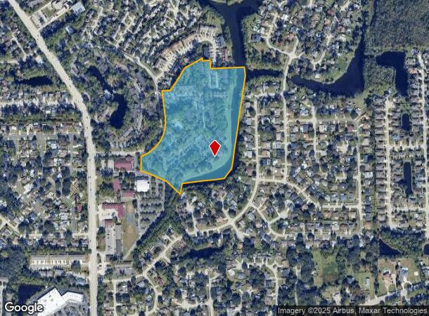  10263 Whispering Forest Dr, Jacksonville, FL Parcel Map