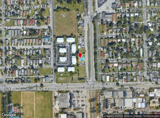  1496 W Dixie Hwy, Dania, FL Parcel Map