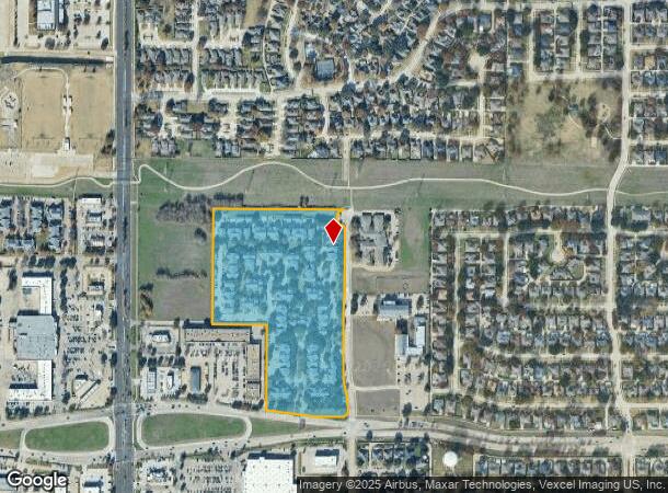 3801 W Spring Creek Pky, Plano, TX Parcel Map