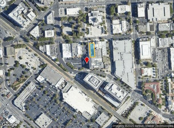  801 Hamilton St, Redwood City, CA Parcel Map