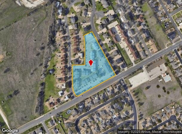  2225 Breezy Dr, Woodway, TX Parcel Map