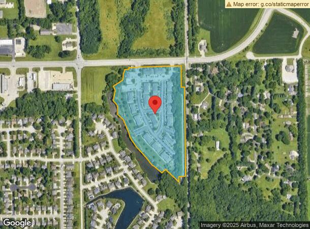  1608 Toronto Rd, Springfield, IL Parcel Map