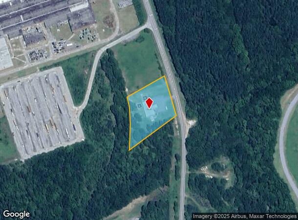  127 Blandy Rd Nw, Milledgeville, GA Parcel Map