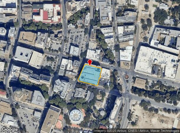  412 E Commerce St, San Antonio, TX Parcel Map