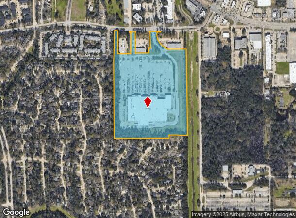 1025 Sawdust Rd, Spring, TX Parcel Map