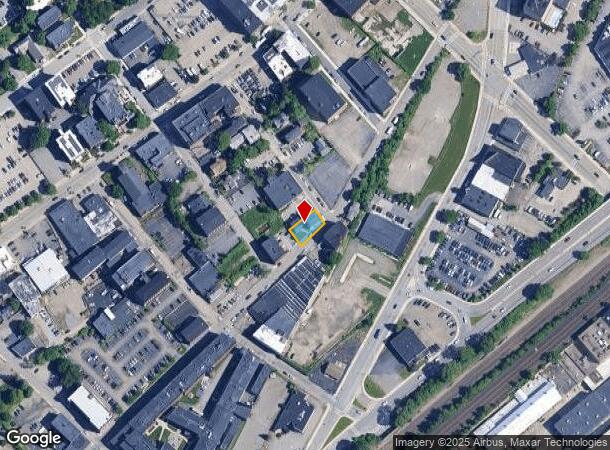  21 Sycamore St, Worcester, MA Parcel Map