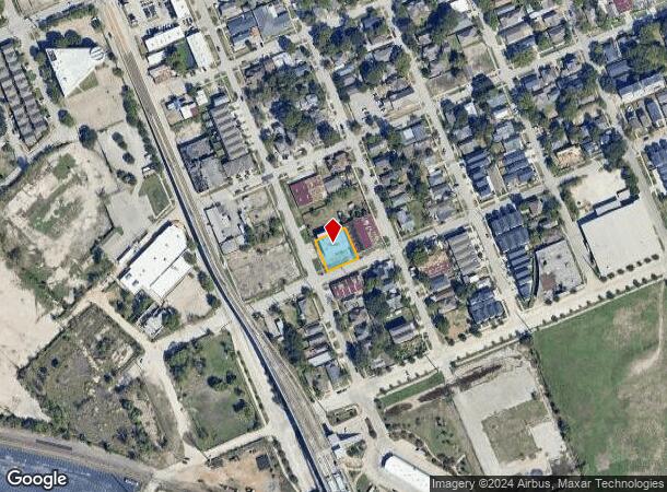  1602 Freeman St, Houston, TX Parcel Map