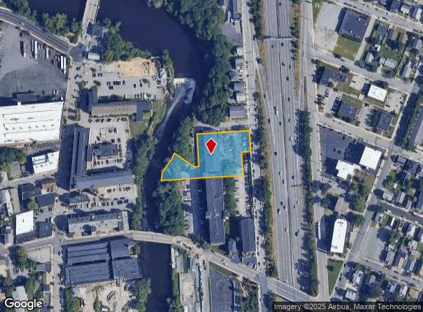 180 Middle St, Pawtucket, RI Parcel Map