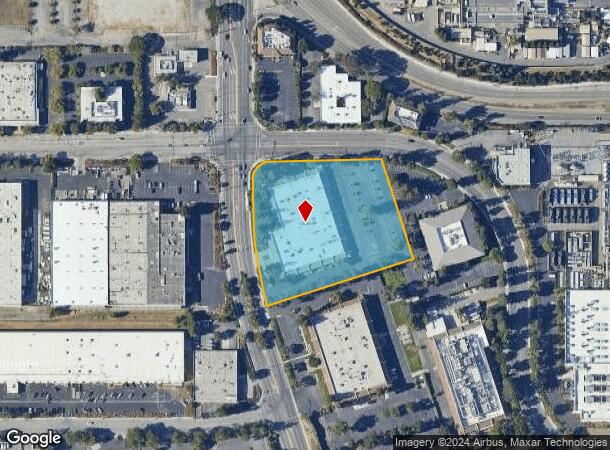  2855 Bowers Ave, Santa Clara, CA Parcel Map