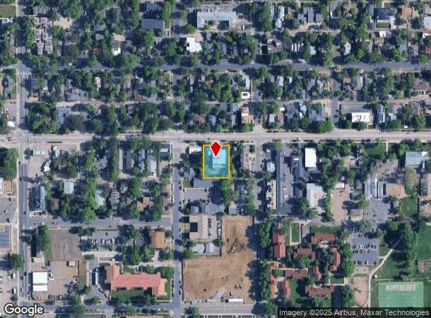  1912 Arapahoe Ave, Boulder, CO Parcel Map