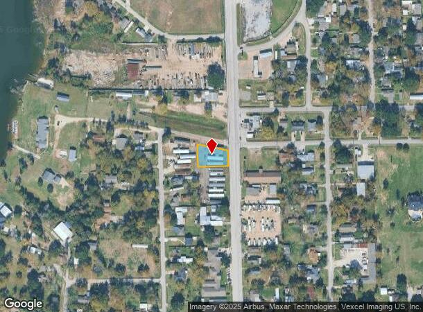  830 N Main St, Highlands, TX Parcel Map
