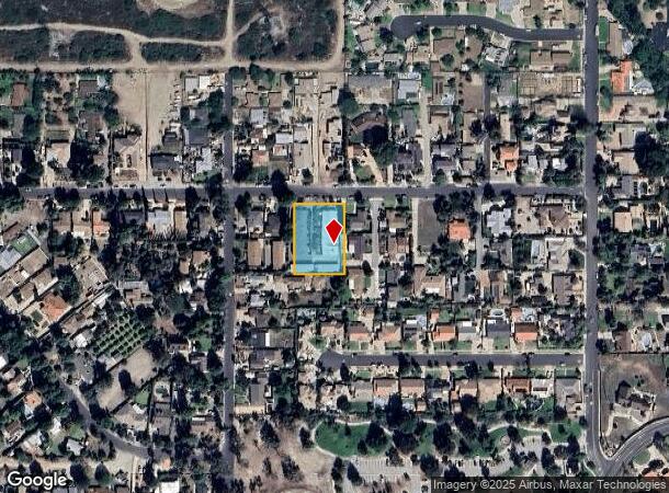 1280 W 25Th St, Upland, CA Parcel Map