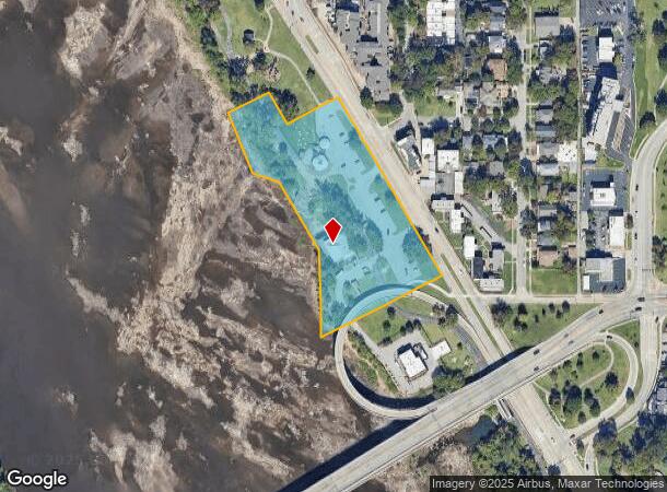  1924 Riverside Dr, Tulsa, OK Parcel Map