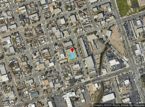  1640 Hoover Ave, National City, CA Parcel Map