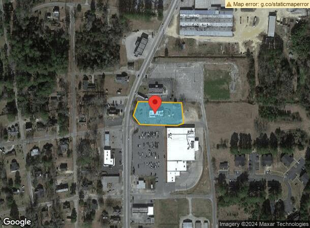  600 N Walnut St, Fairmont, NC Parcel Map