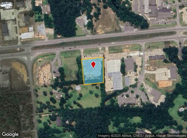  6614 U S Highway 98, Hattiesburg, MS Parcel Map