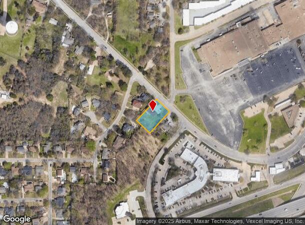 6108 W Poly Webb Rd, Arlington, TX Parcel Map