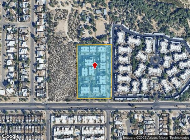  9855 E Speedway Blvd, Tucson, AZ Parcel Map