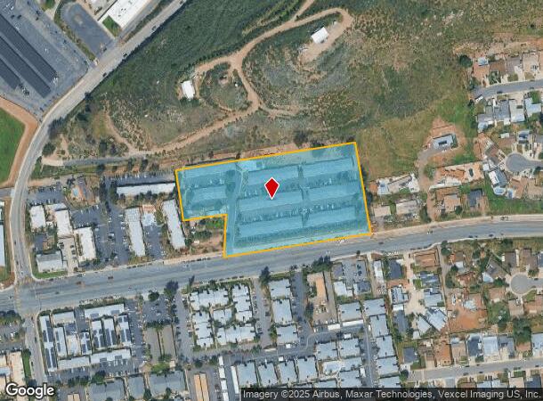 12840 Mapleview St, Lakeside, CA Parcel Map