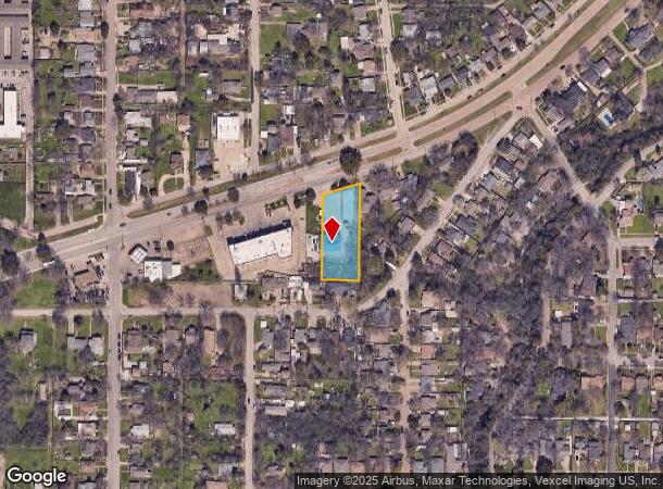 3600 W Jefferson Blvd, Dallas, TX Parcel Map