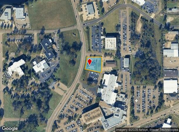  1038 River Oaks Dr, Flowood, MS Parcel Map