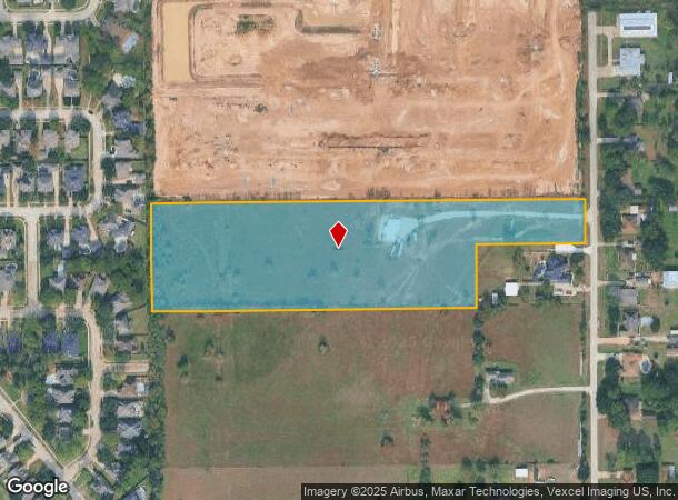 16015 Merle Rd, Cypress, TX Parcel Map