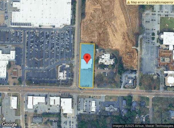  534 W Poplar Ave, Collierville, TN Parcel Map