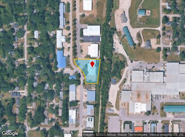 2124 Delaware St, Lawrence, KS Parcel Map