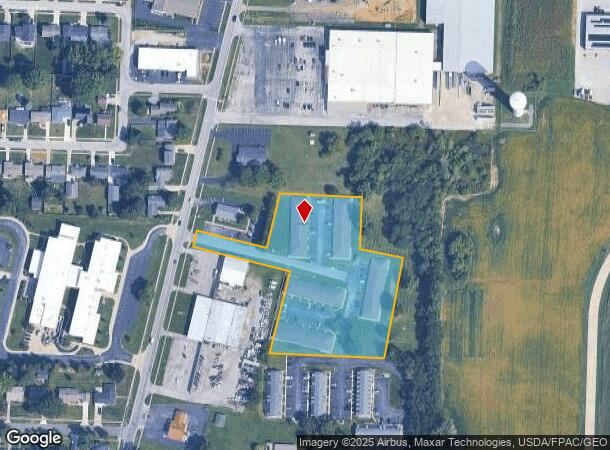 100 Derby Ln, Bellevue, OH Parcel Map