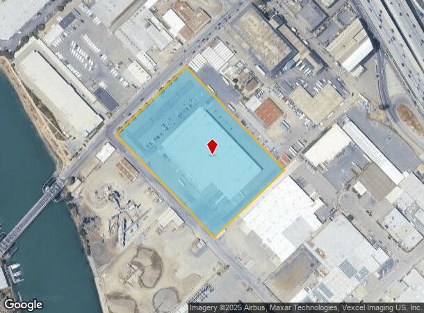  400 High St, Oakland, CA Parcel Map