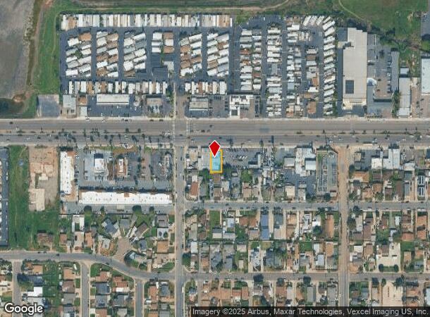  1609 Palm Ave, San Diego, CA Parcel Map