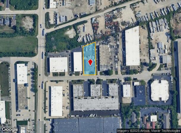  1760 W Cortland Ct, Addison, IL Parcel Map